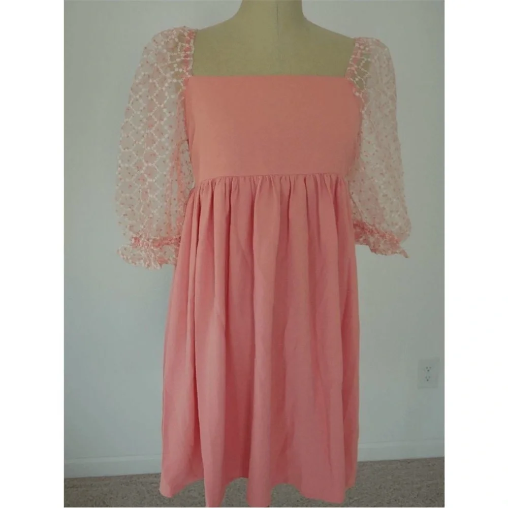 Umgee peach mini dress - Picture 3 of 6